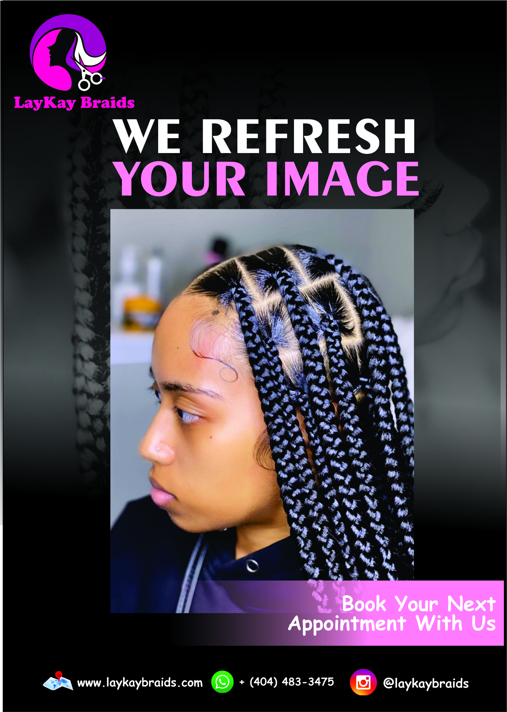 LayKay Braids Flyer 1